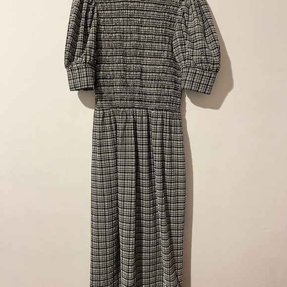 GANNI check-pattern maxi dress. Size 38 EU (6US) - Picture 8 of 8